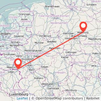 Aachen Wolfsburg Mitfahrgelegenheit Karte