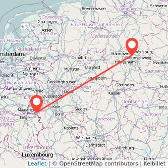 Aachen Peine Mitfahrgelegenheit Karte