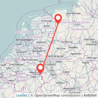 Aachen Papenburg Mitfahrgelegenheit Karte