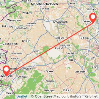 Aachen Monheim Mitfahrgelegenheit Karte