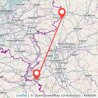 Aachen Gronau Mitfahrgelegenheit Karte