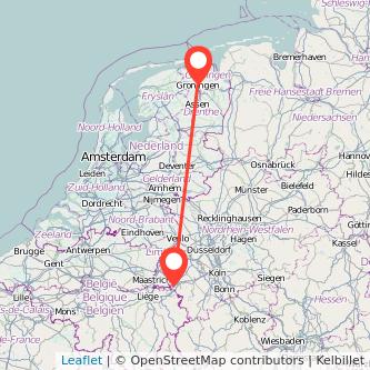 Aachen Groningen Mitfahrgelegenheit Karte