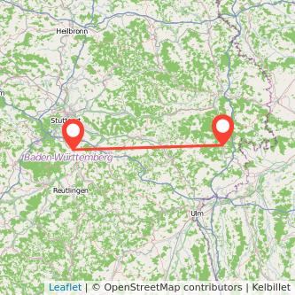 Filderstadt Heidenheim an der Brenz Mitfahrgelegenheit Karte