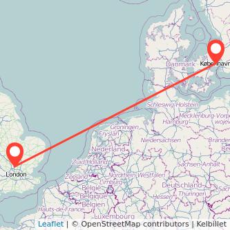 Copenhagen Welwyn Garden City train map