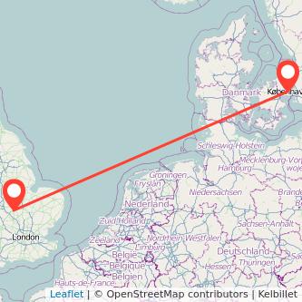 Copenhagen Wellingborough train map