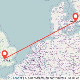 Copenhagen Watford bus map