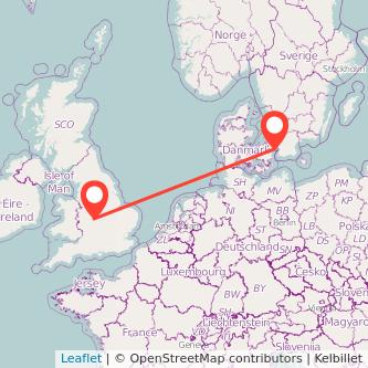 Copenhagen Solihull train map