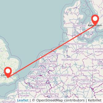 Copenhagen Sevenoaks train map