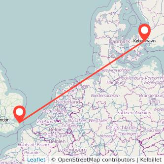 Copenhagen Ramsgate train map