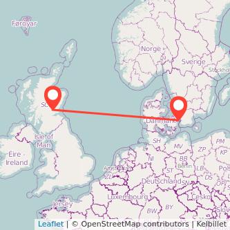 Copenhagen Perth train map