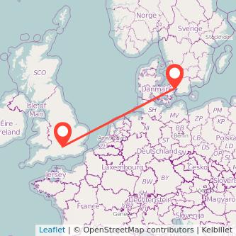 Copenhagen Newbury train map