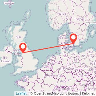 Copenhagen Lancaster train map