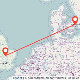 Copenhagen Huntingdon train map