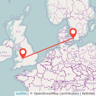 Copenhagen Hereford bus map