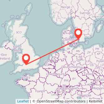 Copenhagen Chippenham train map