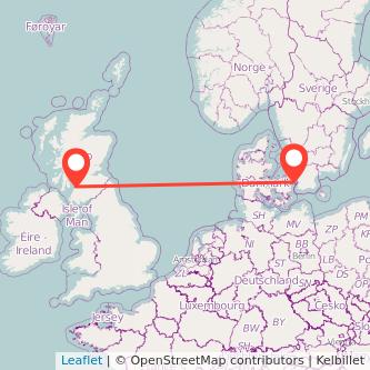 Copenhagen Ayr train map