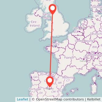 Madrid Windermere train map