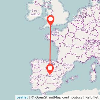 Madrid Torquay train map