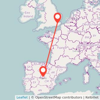 Madrid Maidstone train map