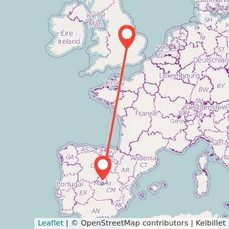 Madrid Leighton Buzzard train map