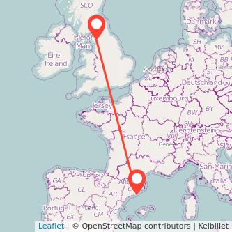 Barcelona Windermere train map