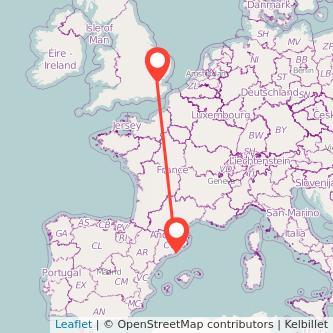 Barcelona Wickford train map