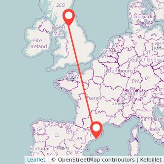 Barcelona Penrith train map