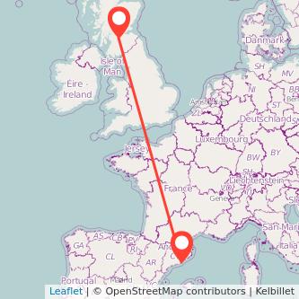 Barcelona Motherwell bus map