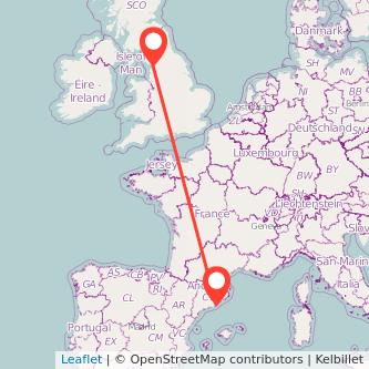 Barcelona Lancaster bus map