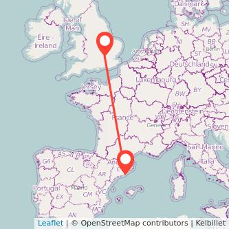 Barcelona Hemel Hempstead train map