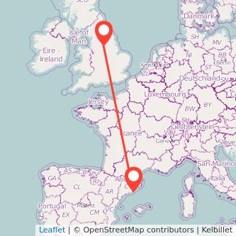 Barcelona Barnsley bus map