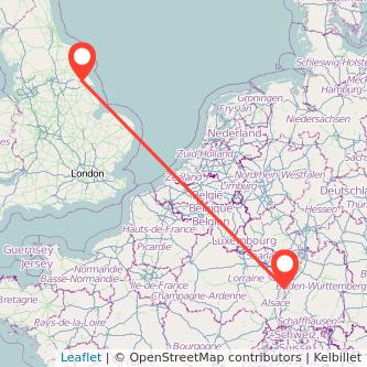 Strasbourg Hull bus map