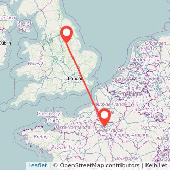 Paris Retford train map