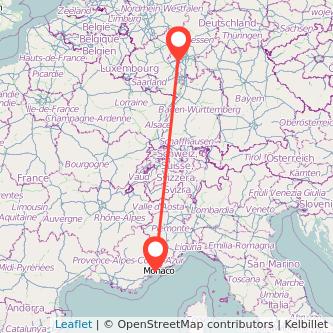 Nizza Mainz Mitfahrgelegenheit Karte