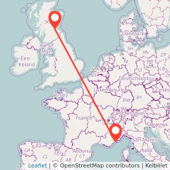 Nice Kirkcaldy train map