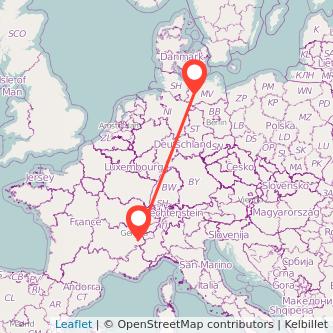 Moûtiers Salins Bad Kleinen Bahn Karte
