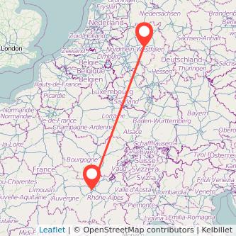 Lyon Soest Mitfahrgelegenheit Karte