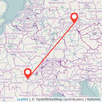 Lyon Apolda Bahn Karte