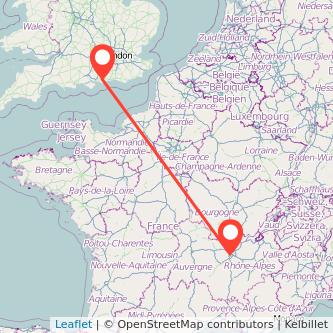 Lyon Chichester train map