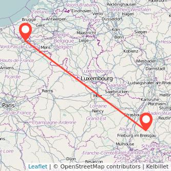 Lille Triberg Bahn Karte