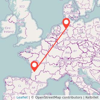 Bordeaux Bremen Mitfahrgelegenheit Karte