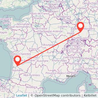 Bordeaux Balingen Mitfahrgelegenheit Karte
