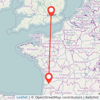 Bordeaux Sutton bus map