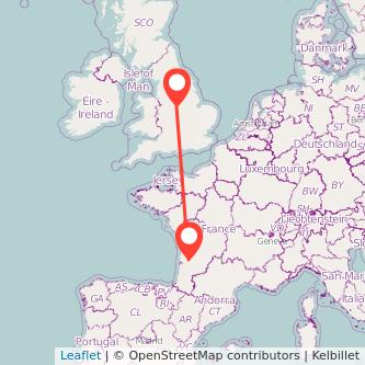 Bordeaux Derby train map