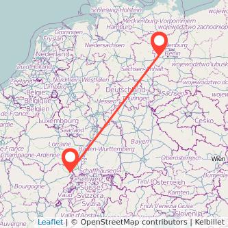 Belfort Brandenburg an der Havel Bahn Karte
