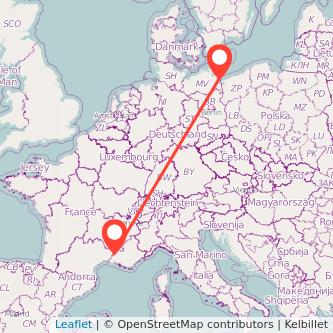 Avignon Ückeritz Bahn Karte