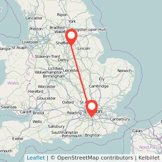 Worksop Sutton train map