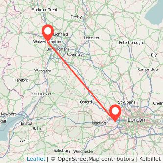 Wolverhampton Windsor train map