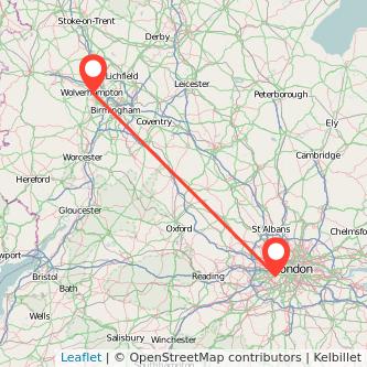 Wolverhampton Richmond train map