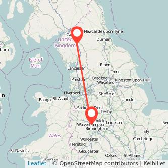 Wolverhampton Penrith bus map